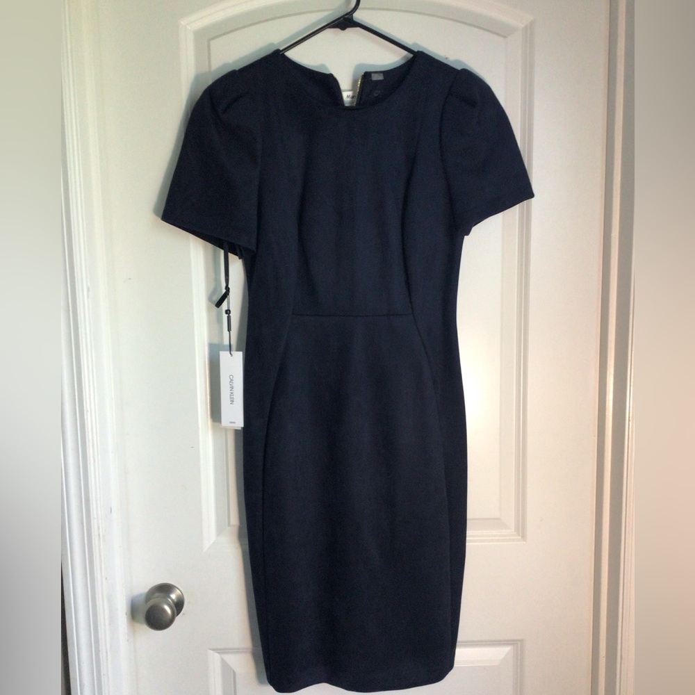 Calvin Klein velvet dress NWT